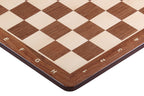 Tablero de ajedrez de 20,5″ de madera de padauk y arce con notación – Estilo torneo