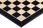 Tablero de ajedrez de caoba negra y arce de 18,9″ (sin anotaciones)