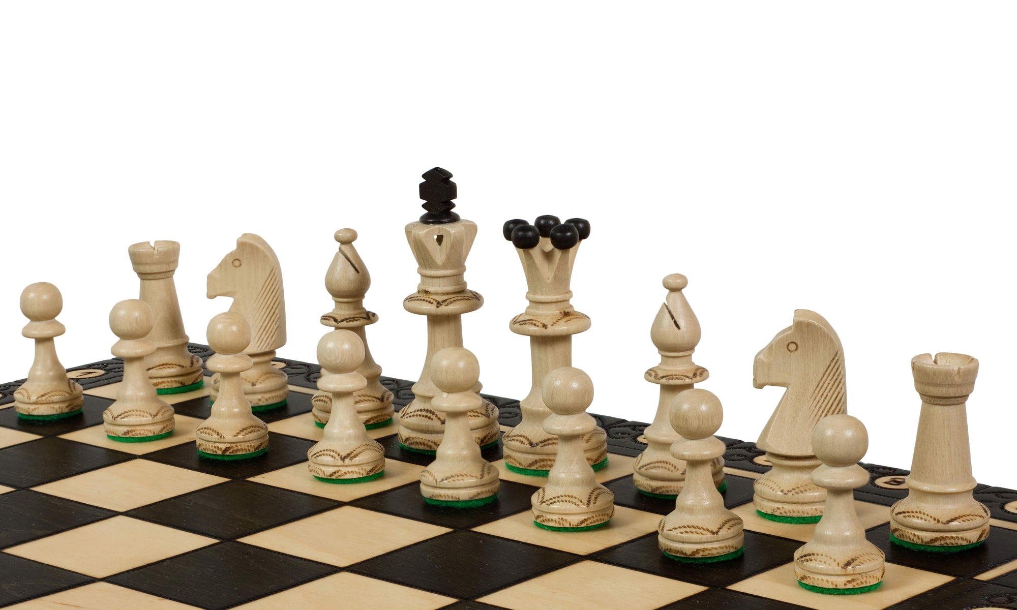 Juego de ajedrez Cónsul, hecho a mano, con piezas pesadas de 3,15 pulgadas, tamaño rey