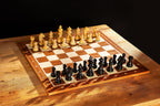 Juego de ajedrez de torneo artesanal n.° 5 – Caballo alemán