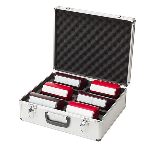 Estuche metálico universal para relojes de ajedrez DGT: capacidad para 10 unidades (44,5 x 36,5 x 16 cm)