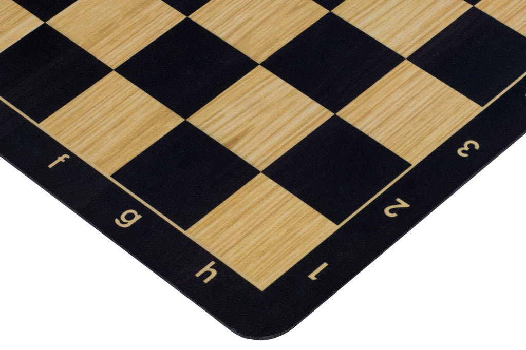 Tablero de ajedrez enrollable de torneo de 20″ – Estilo arce y ébano