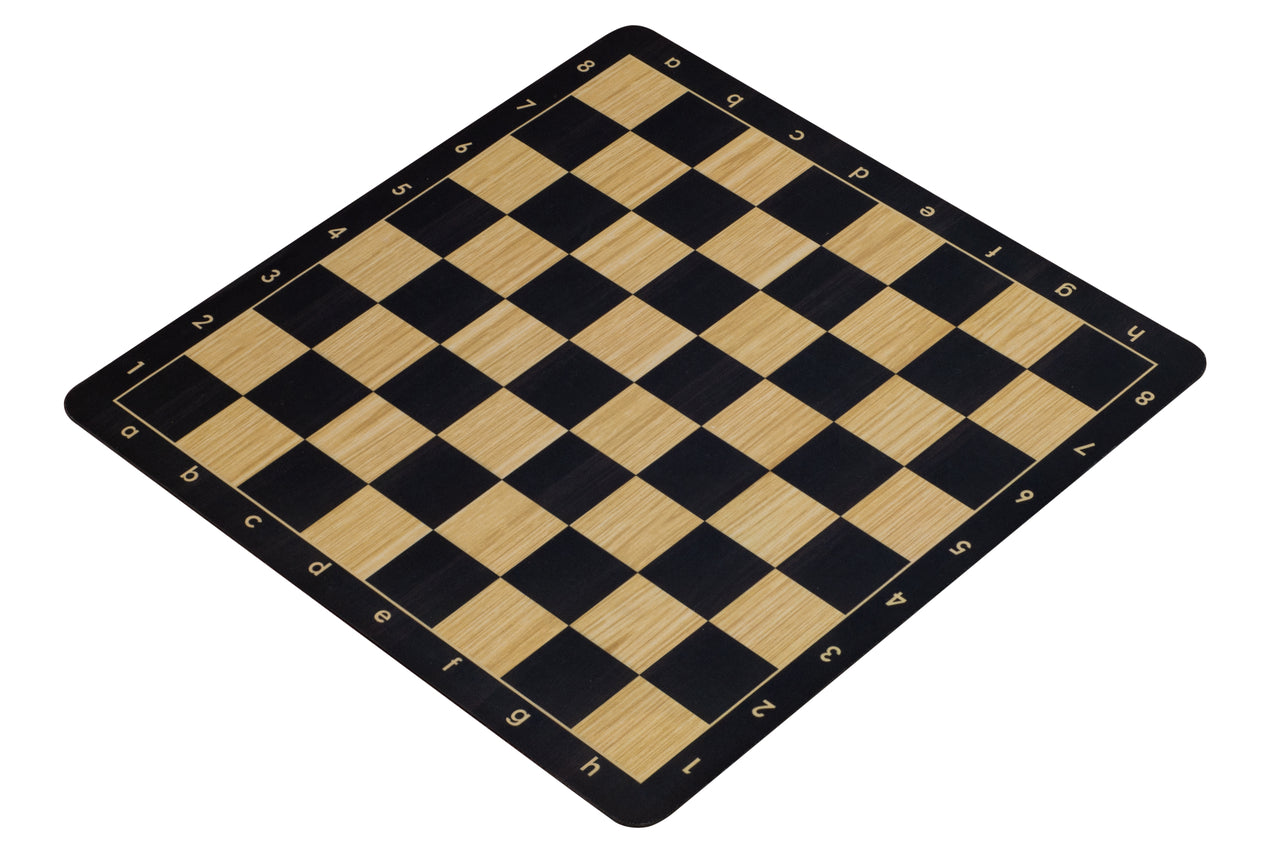 Tablero de ajedrez enrollable de torneo de 20″ – Estilo arce y ébano