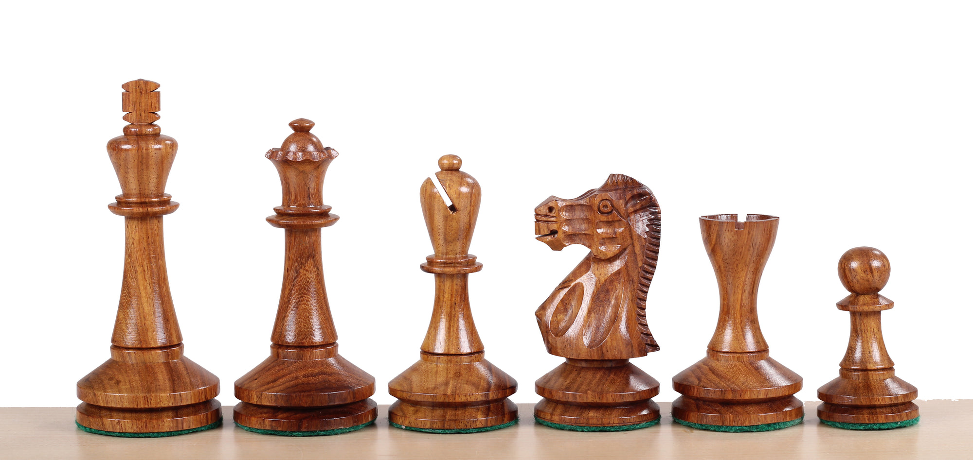 Piezas de ajedrez Blackmore – Rey de 9,5 cm, acacia y boj