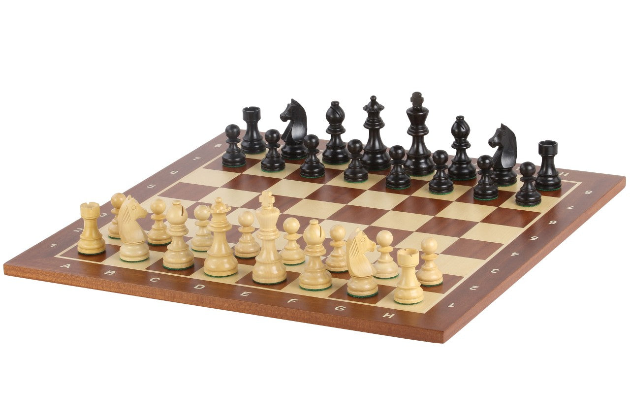 Juego de ajedrez de torneo artesanal n.° 5 – Caballo alemán
