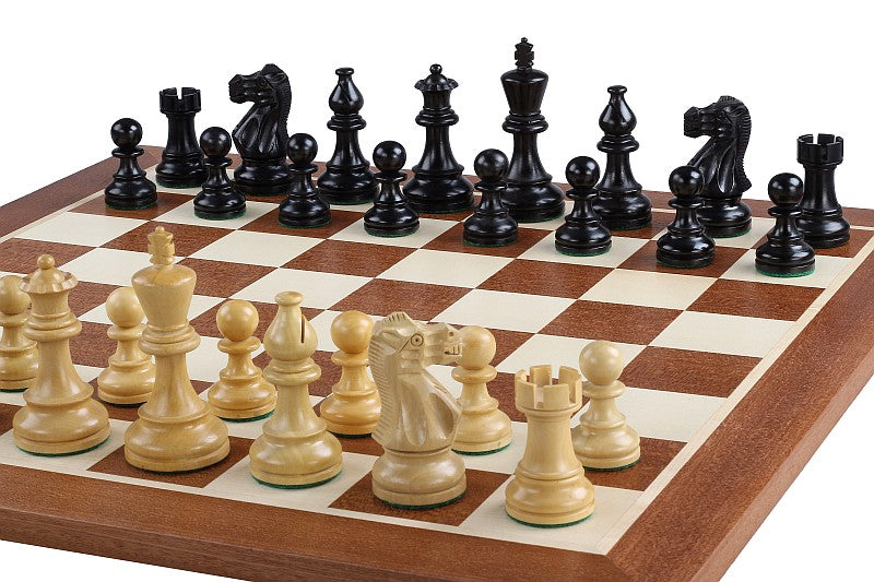 Juego de ajedrez de torneo n.º 5 – Stauton ebonizado