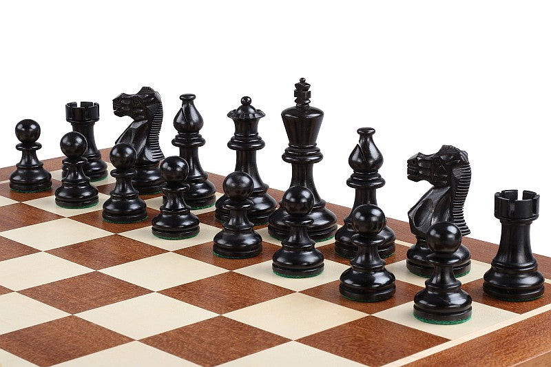 Juego de ajedrez de torneo n.º 5 – Stauton ebonizado