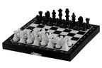 Mini ajedrez magnético de madera negro (1,18" King)
