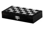 Mini ajedrez magnético de madera negro (1,18" King)